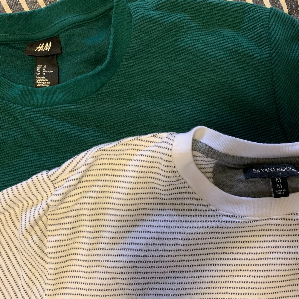 Men's Shirts  - New Balance, H&M, Banana Republic